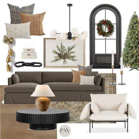 Christmas Living Concept Interior Design Mood Board by PAX Interior Design on Style Sourcebook