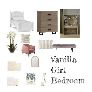 Vanilla Girl Bedroom Interior Design Mood Board by Eva W on Style Sourcebook