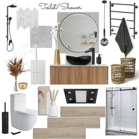 Toilet and Shower Sample board Interior Design Mood Board by Adaiah Molina on Style Sourcebook