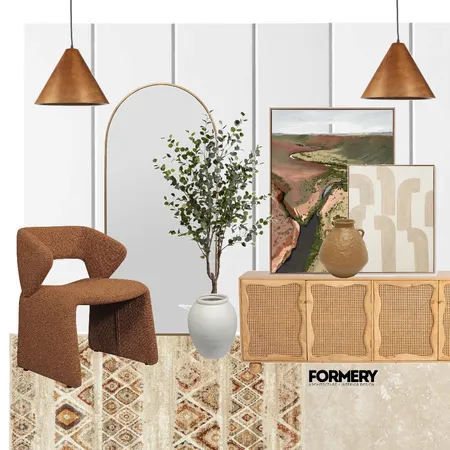 Boho Living Room Interior Design Mood Board by Formery | Architect & Interior Designer Melbourne on Style Sourcebook