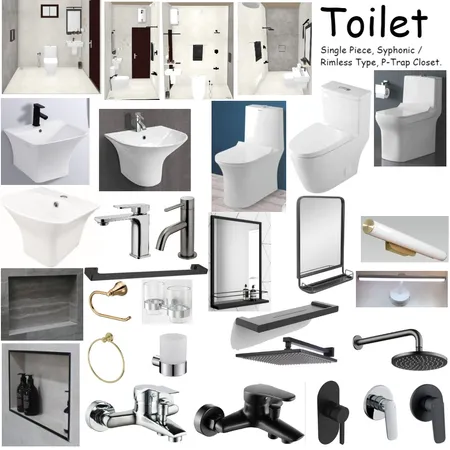 Toilet Interior Design Mood Board by shaheen on Style Sourcebook