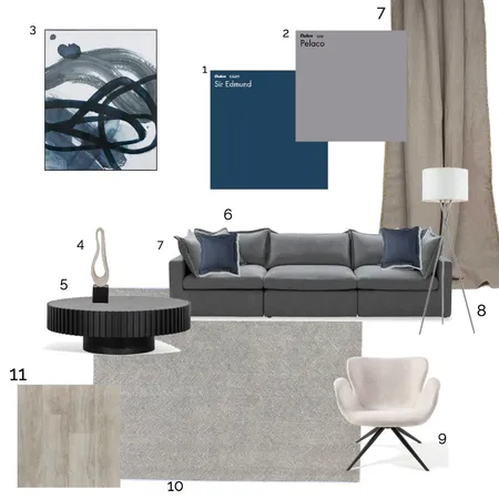 living Interior Design Mood Board by ava on Style Sourcebook