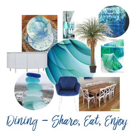 Coastal Dining Interior Design Mood Board by Jo Steel on Style Sourcebook