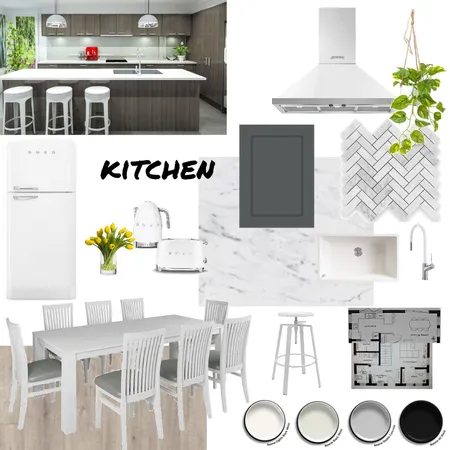 Ass 9 Kitchen Interior Design Mood Board by Sarah J Weston on Style Sourcebook