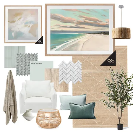 Australian Coastal Style Interior Design Mood Board by Bella Living on Style Sourcebook