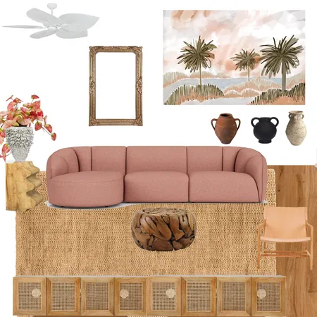 Vintage Mediterranean Living Room Interior Design Mood Board by Summerset House on Style Sourcebook