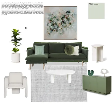 Living room Mod 9  v2 Interior Design Mood Board by Efi Papasavva on Style Sourcebook