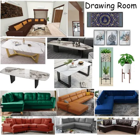 Drawing Room Interior Design Mood Board by shaheen on Style Sourcebook