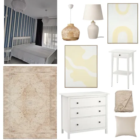 Cristina Bedroom Styling v2 Interior Design Mood Board by Designful.ro on Style Sourcebook