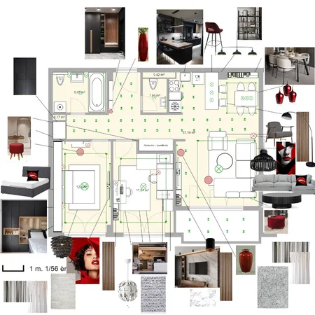 Diplomski rad Interior Design Mood Board by BEDesign on Style Sourcebook