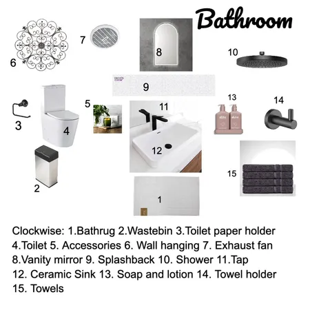Bathroom board Interior Design Mood Board by sandhyat23 on Style Sourcebook