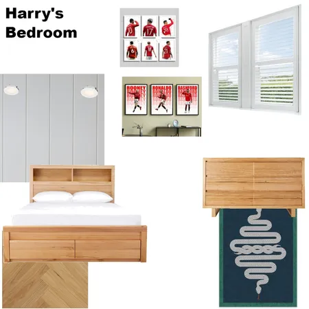 Harry's Bedroom Interior Design Mood Board by felicitywilliams on Style Sourcebook