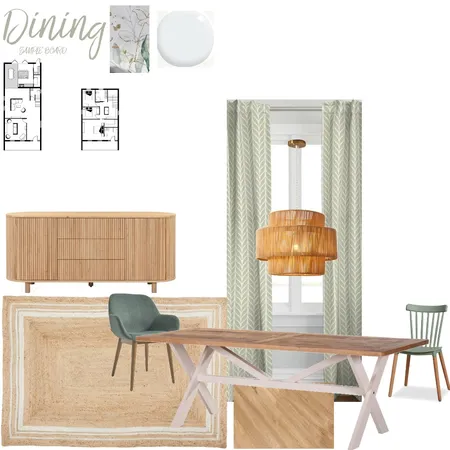 Sample board_Dining room_1_ Interior Design Mood Board by manu' on Style Sourcebook