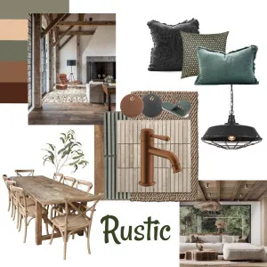 Rustic Interior Design Mood Board by NardiaJustine on Style Sourcebook