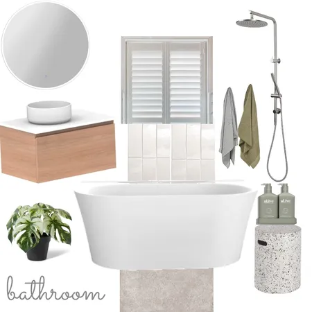 Main bathroom Interior Design Mood Board by Red House Reno on Style Sourcebook