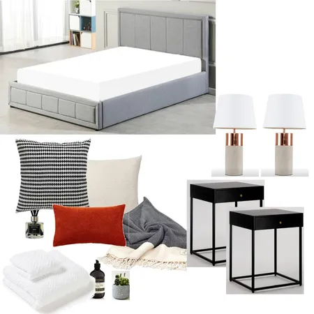 BP 2 bed - bedroom Interior Design Mood Board by Lovenana on Style Sourcebook