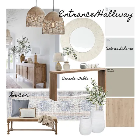 Hallway/entrance board Interior Design Mood Board by juliettebea on Style Sourcebook