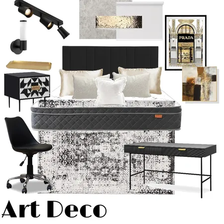 Art deco and modern Interior Design Mood Board by Maram156 on Style Sourcebook