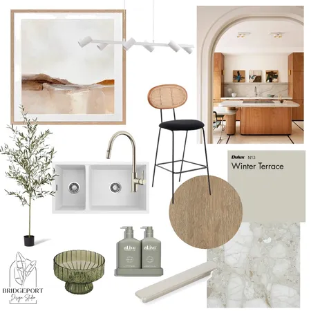 Mid Century Kitchen Interior Design Mood Board by Bridgeport Design Studio on Style Sourcebook