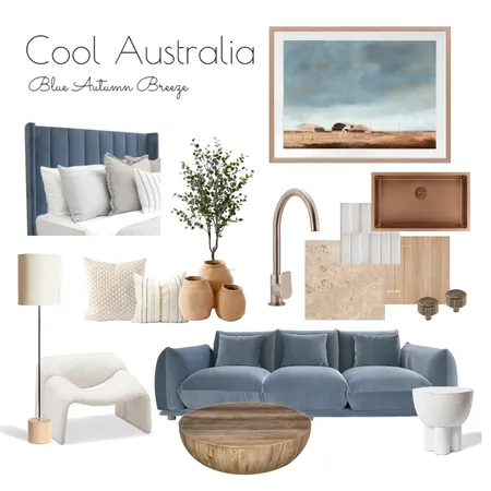 Blue Autumn Breeze Interior Design Mood Board by Sharna Seymour on Style Sourcebook