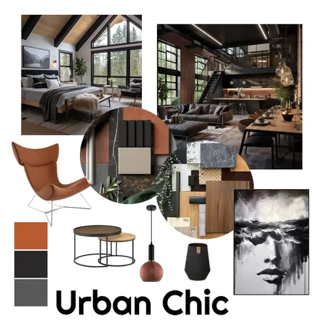 Urban Chic Mood Board Sample Interior Design Mood Board by essyjacleanz@gmail.com on Style Sourcebook