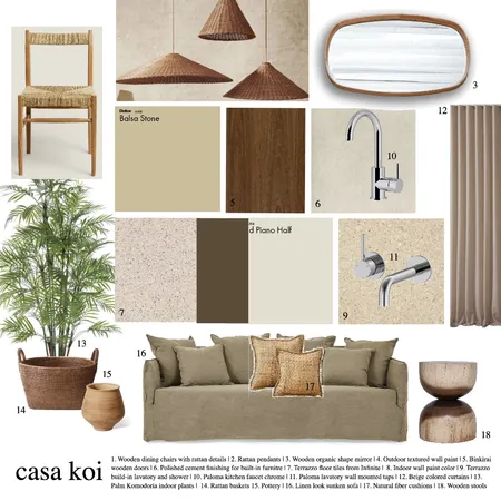 Casa Koi 2 Interior Design Mood Board by mase on Style Sourcebook