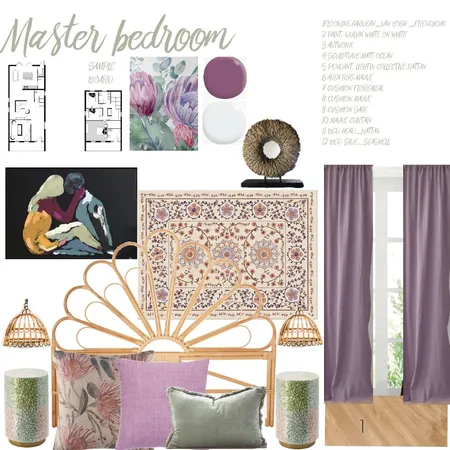 Master Bedroom Sample Board_10_301123_ULTIMOwendi non mi ha risposto_ Interior Design Mood Board by manu' on Style Sourcebook