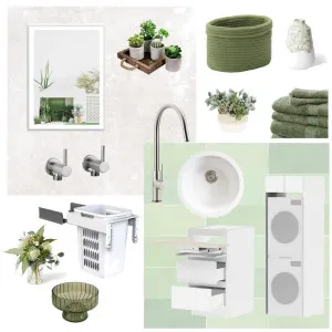 GREEN LAUNDRY Interior Design Mood Board by Tailem on Style Sourcebook