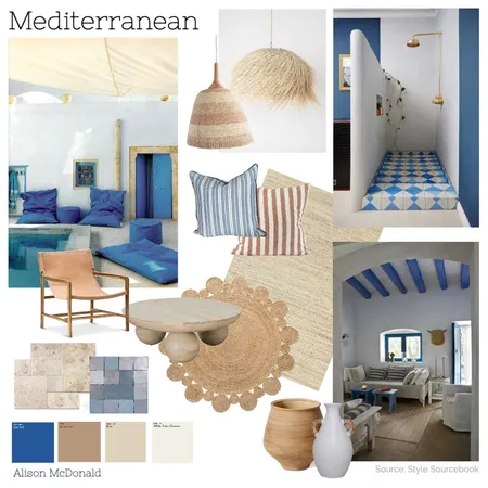 Mediterranean Interior Design Mood Board by Alimac5470 on Style Sourcebook