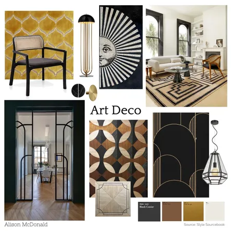 Art Deco Interior Design Mood Board by Alimac5470 on Style Sourcebook