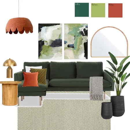 Green Sofa Interior Design Mood Board by The Interiors Assembly by Kelly Ferraro on Style Sourcebook