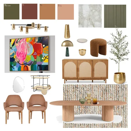 Let me style a room around this Joan Blond original artwork. Interior Design Mood Board by The Interiors Assembly by Kelly Ferraro on Style Sourcebook