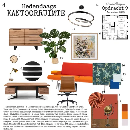 Opdracht 9 - 4. Kantoorruimte fin Interior Design Mood Board by Amala108 on Style Sourcebook