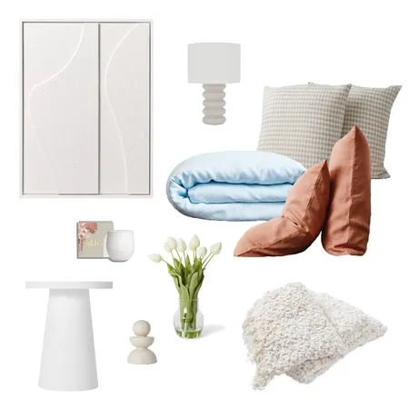 Guest Bedroom Interior Design Mood Board by White Soul Studio on Style Sourcebook