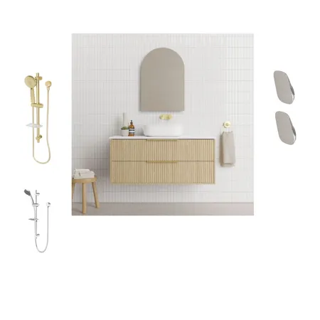 Love Shack Main Bathroom Interior Design Mood Board by Home Small Home by Kristiana Spaulding on Style Sourcebook