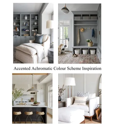 Accented Achromatic Colour Scheme Interior Design Mood Board by MarnieDickson on Style Sourcebook