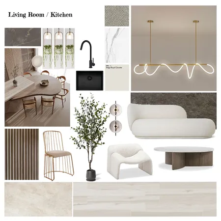 Living Room/Kitchen 3 Interior Design Mood Board by meylinalcalde@icloud.com on Style Sourcebook