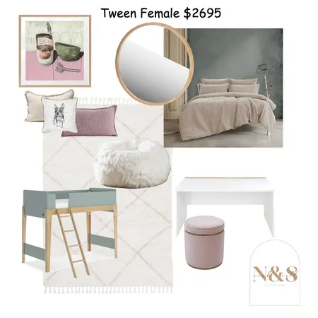 Tween Female Interior Design Mood Board by Christina Gomersall on Style Sourcebook