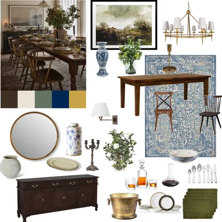 Dining room Interior Design Mood Board by FatherM on Style Sourcebook