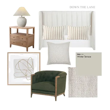 MASTER BEDROOM Interior Design Mood Board by DOWN THE LANE by Tina Harris on Style Sourcebook