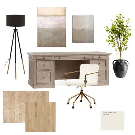 Entry/Office 1 Interior Design Mood Board by JessMamone on Style Sourcebook