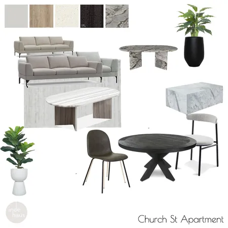 Church St Apartment Interior Design Mood Board by indi haus on Style Sourcebook