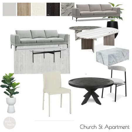 Church St Apartment Interior Design Mood Board by indehaus on Style Sourcebook