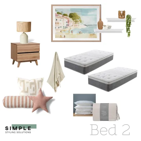 Airbnb - Bed 2 Interior Design Mood Board by Simplestyling on Style Sourcebook