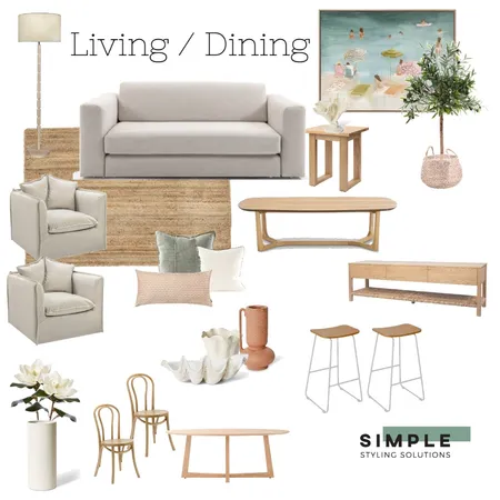 Living room Option Interior Design Mood Board by Simplestyling on Style Sourcebook