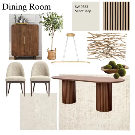 Dining Room Sample Board Interior Design Mood Board by haileyrowe on Style Sourcebook