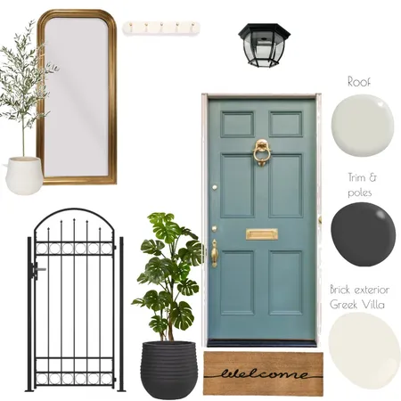 Front entry and door inspo Interior Design Mood Board by Sonya Ditto on Style Sourcebook