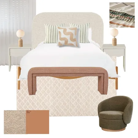 Palm Springs Bedroom Interior Design Mood Board by Eliza Grace Interiors on Style Sourcebook