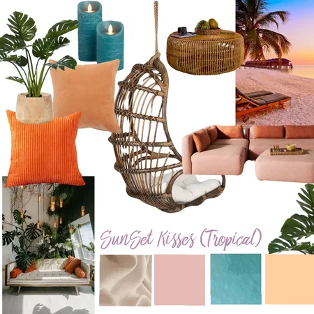 Sunset Kisses Interior Design Mood Board by Tevonae@luxelivinginteriors.us on Style Sourcebook