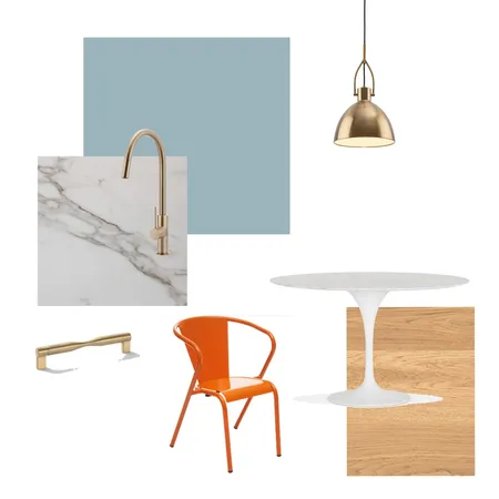 Complementary Colour Scheme Kitchen Interior Design Mood Board by judithscharnowski on Style Sourcebook